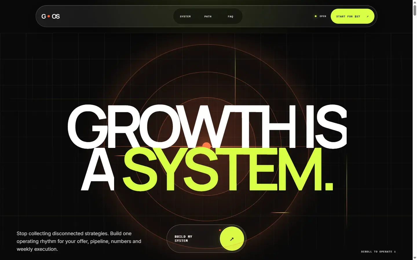 membership — sales page template preview